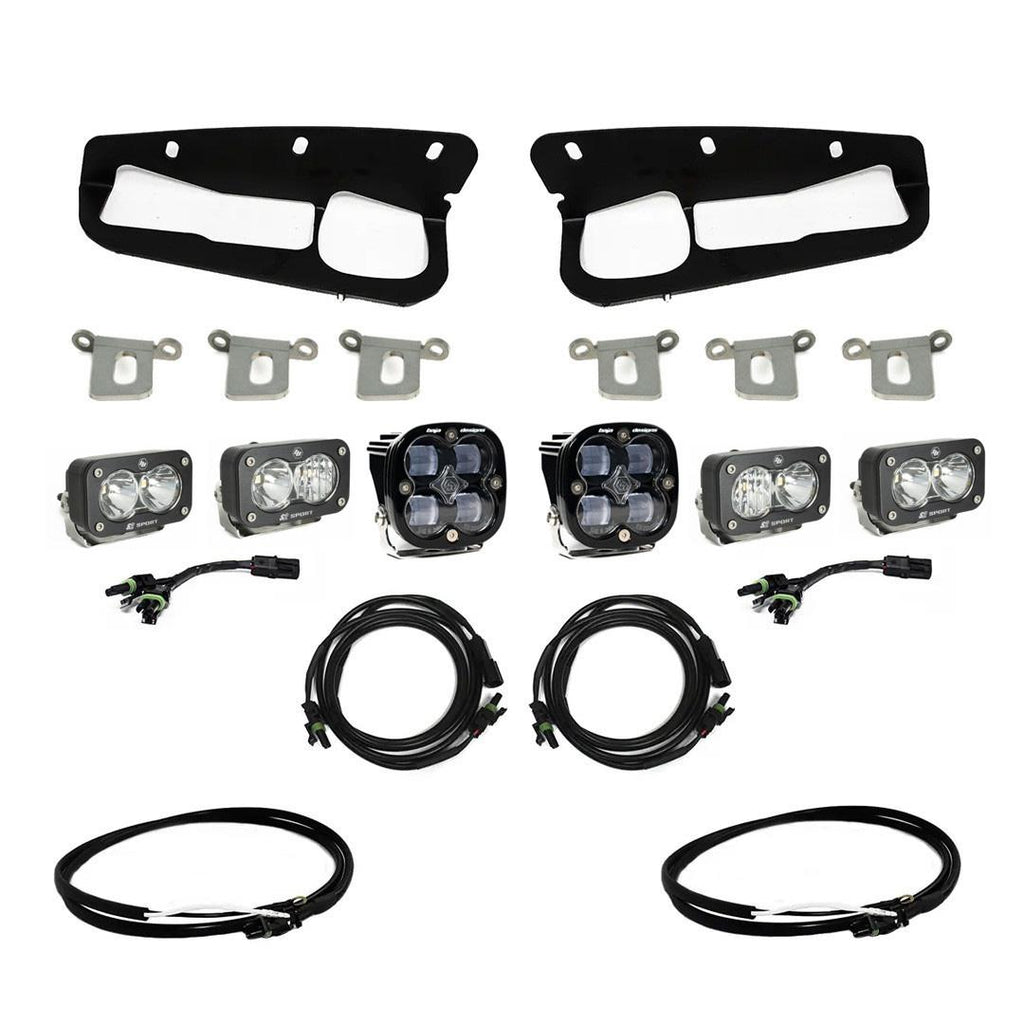 Baja Designs Bronco Clear SAE Fog Pocket Kit 21-Up Ford Bronco wUpfitter