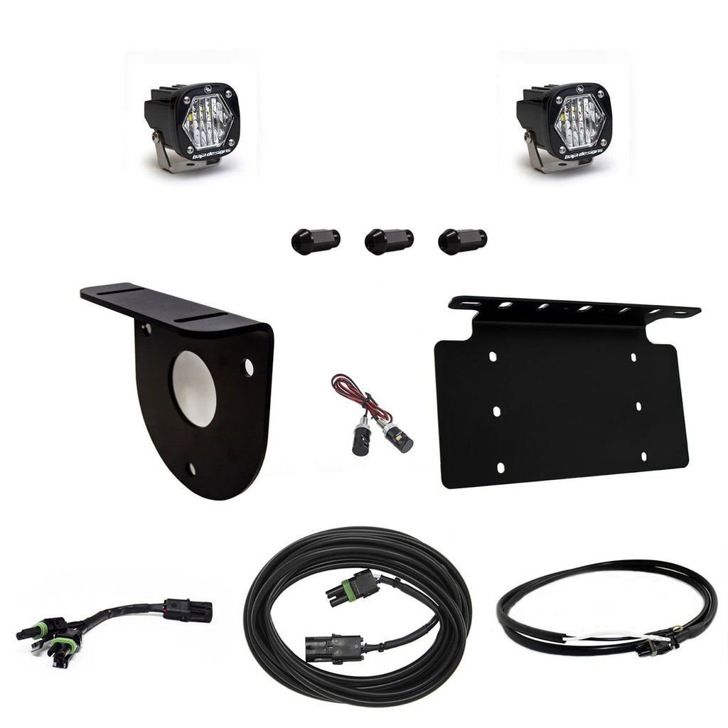 Baja Design 447765UP Dual S1 Reverse Kit w Lic Plate For Ford Bronco