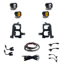 Load image into Gallery viewer, Baja Design 447849 Clear Spot/Amber w C Fog Pocket Kit For 20-23 GMC 2500/3500