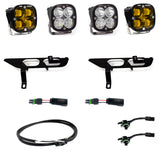 Baja Design 447868UP Fog Pocket Kit SAE Amber/Pro DC Up w DRL For 21-23 F150