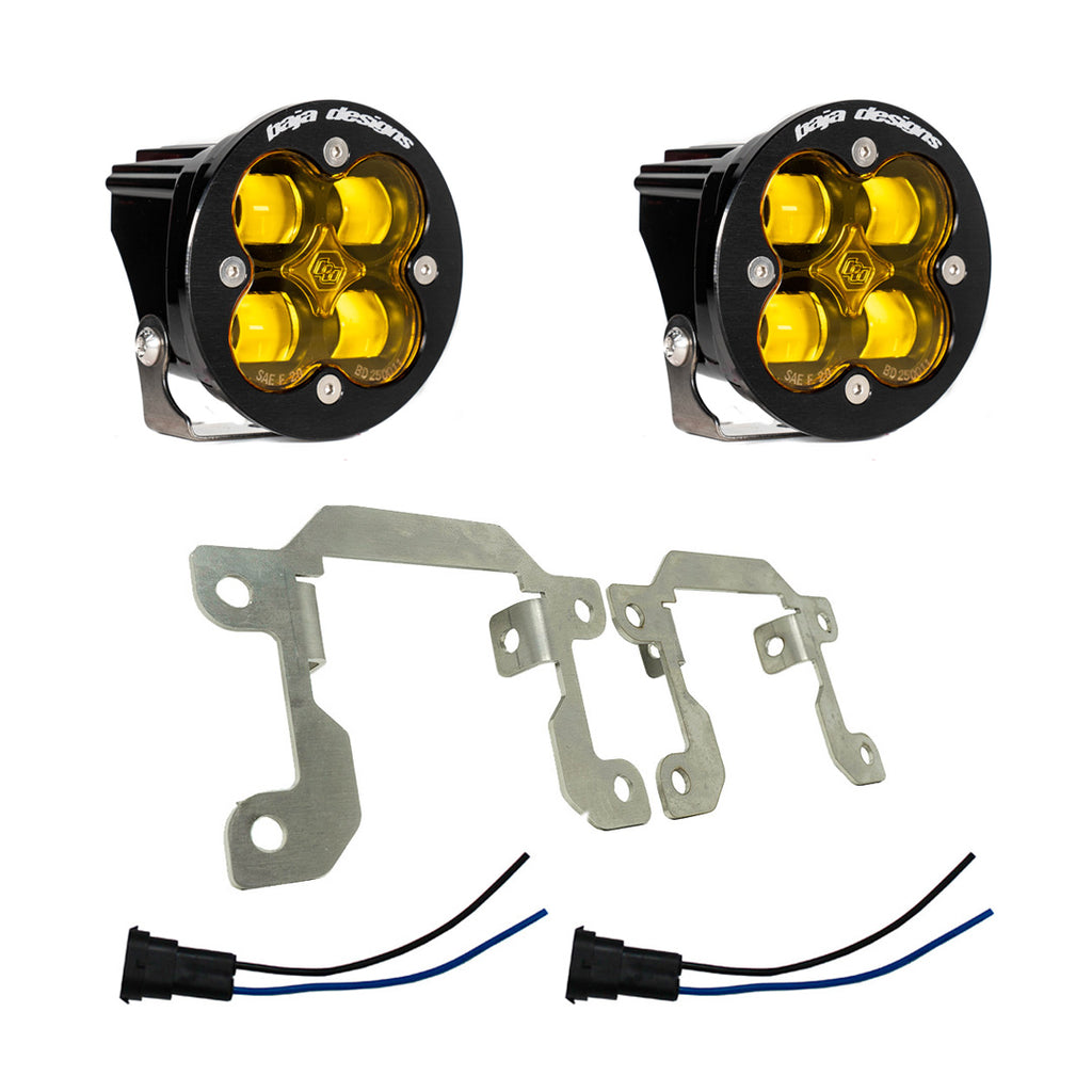 Baja Design 448033 Amber Squadron Fog Pocket Light Kit For 19-22 Ram Big Horn