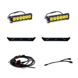 Baja Design 448064 10in. Onx6 D/C Amber Behind Grill Kit For 21-23 Ford Raptor