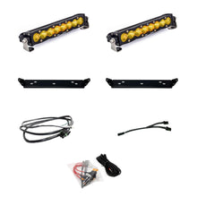 Load image into Gallery viewer, Baja Design 448066 10in. S8 D/C Amber Behind Grill Kit For 21-23 Ford Raptor