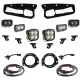 Baja Designs 448174 S2 SAE Sportsman Clear/LED Fog Light Kit For 17-20 Bronco