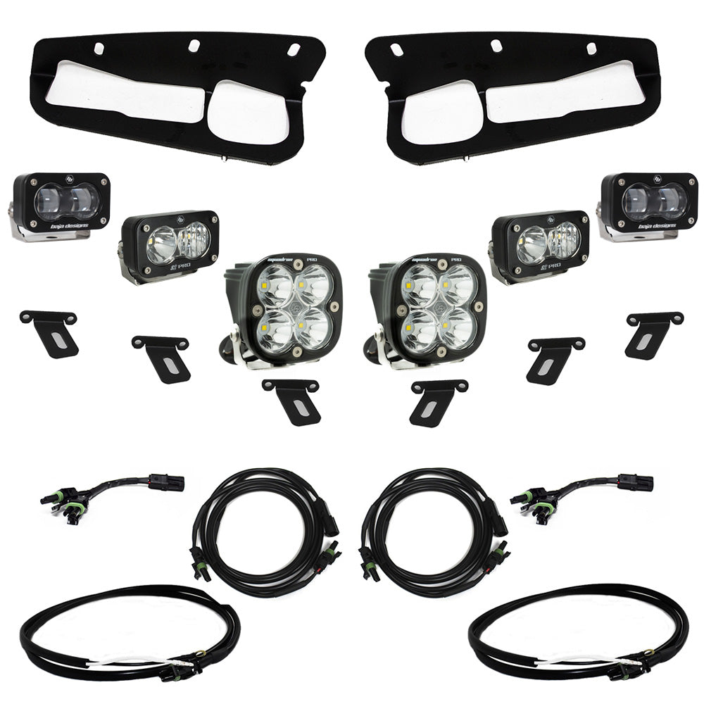 Baja Designs 448175UP S2 SAE Pro Clear LED Fog Light Kit For 21-24 Ford Bronco