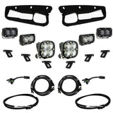 Baja Designs 448175UP S2 SAE Pro Clear LED Fog Light Kit For 21-24 Ford Bronco