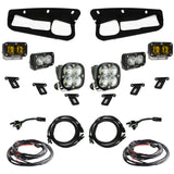 Baja Designs 448179 S2 SAE Amber Fog Light Pro Kit For 2021-2024 Ford Bronco