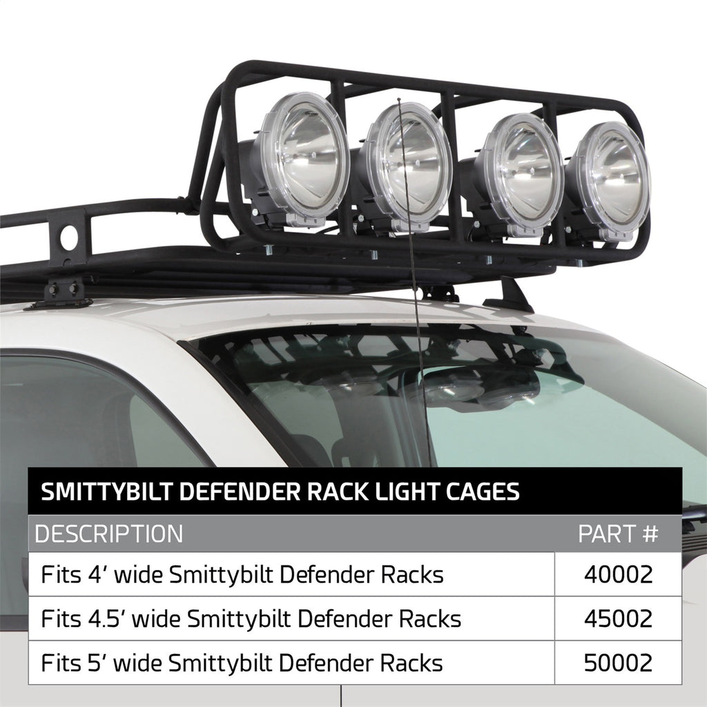 Smittybilt 45002 Defender Light Cage Fits 07-18 Wrangler (JK)