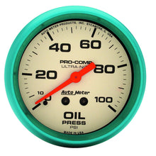 Load image into Gallery viewer, AutoMeter 4521 Ultra-Nite Oil Pressure Gauge