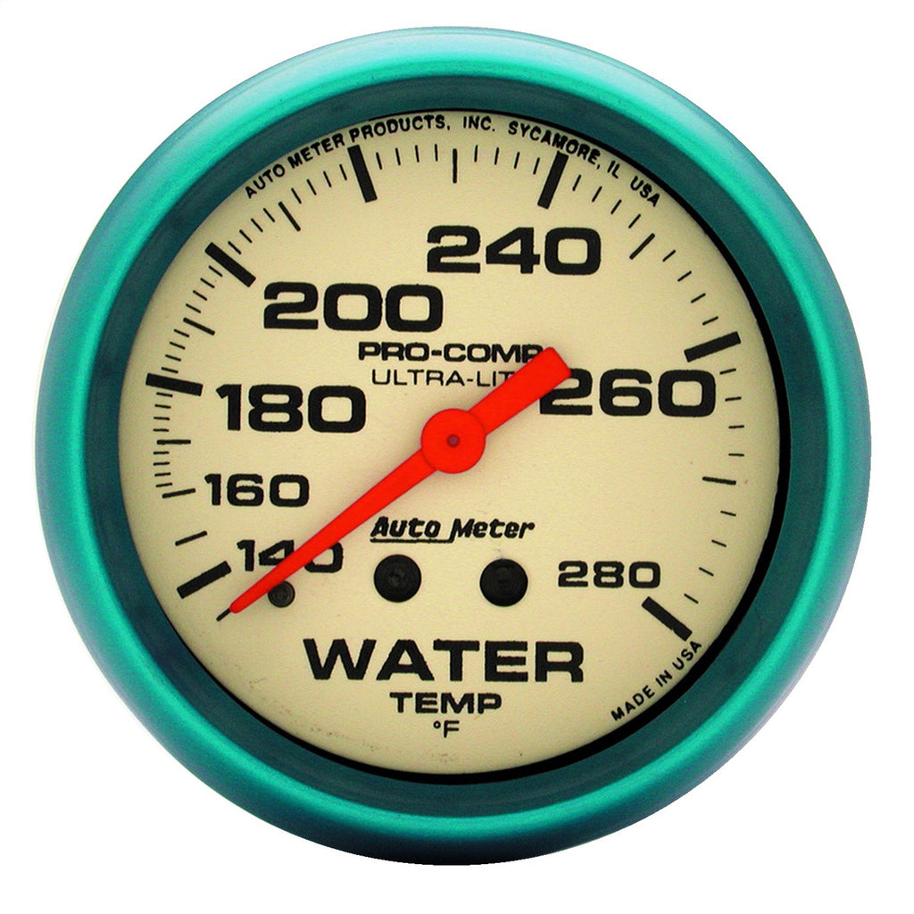 AutoMeter 4535 Ultra-Nite Water Temperature Gauge