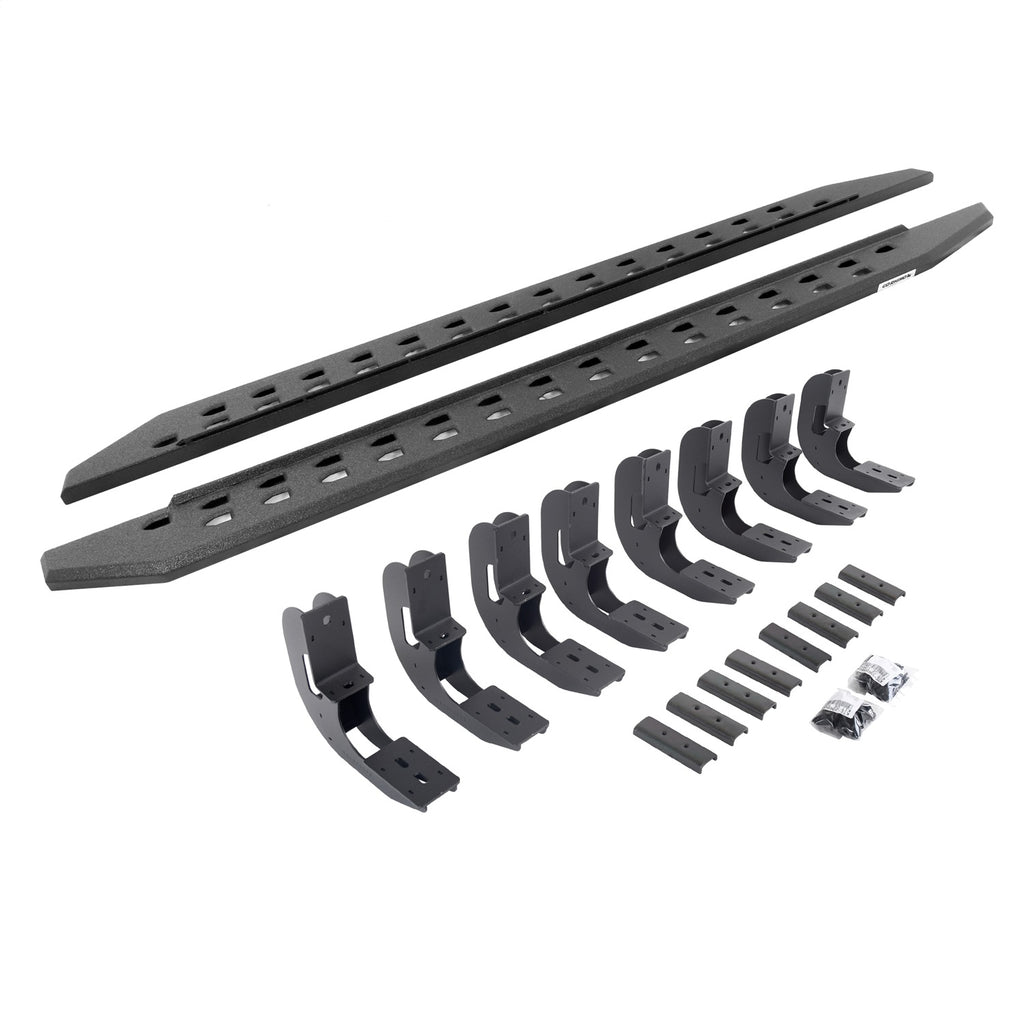 Go Rhino 69404887ST RB20 Slim Line Running Boards w/Mounting Brackets Kit