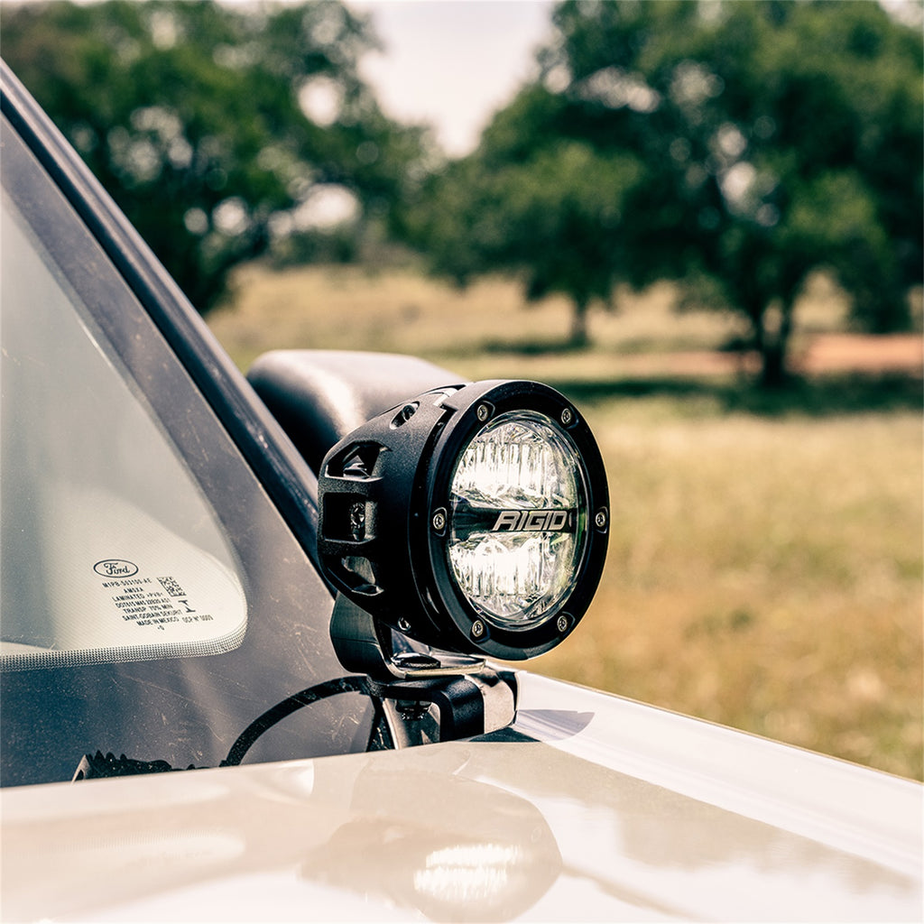 Rigid Industries 46711 A-Pillar 360-Series Light Mount Kit Fits Bronco Sport