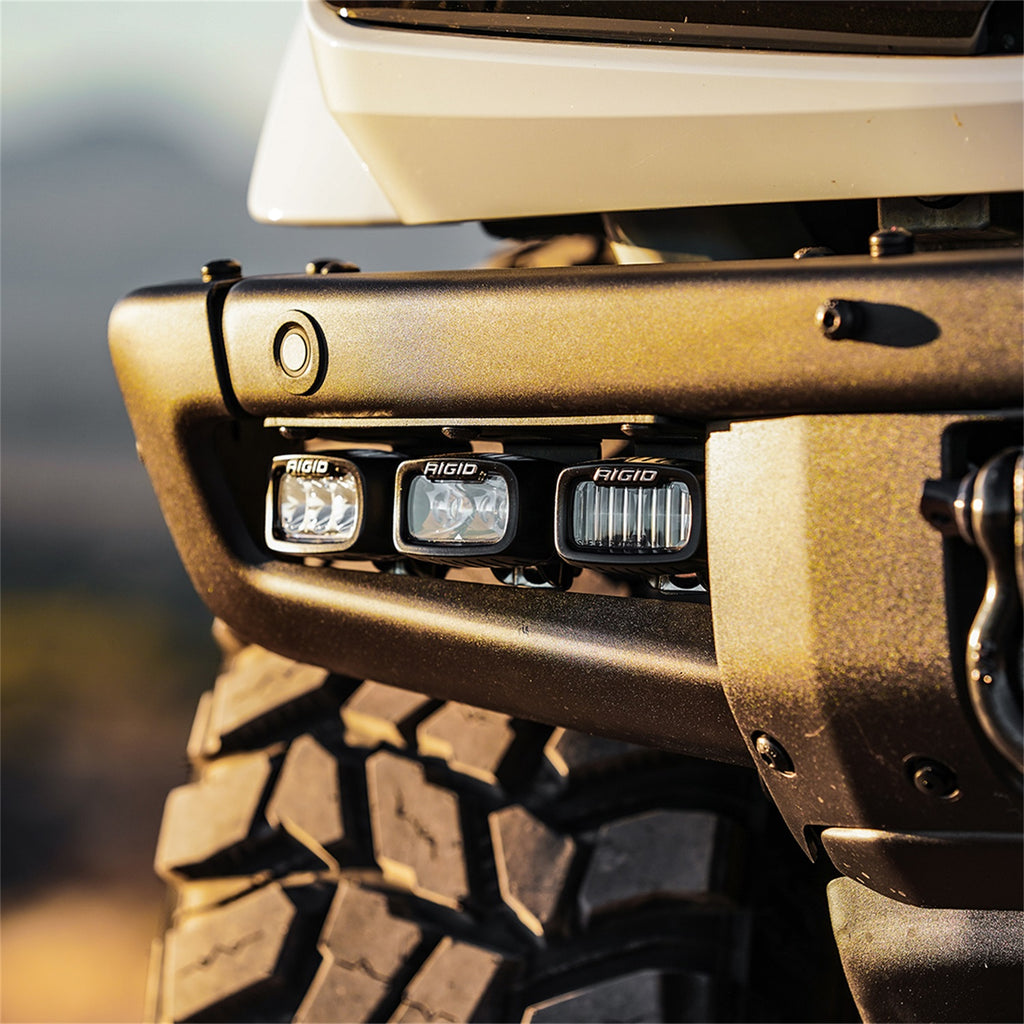 Rigid Industries 46731 Bumper Triple SR-M Fog Light Kit Fits 21-24 Bronco