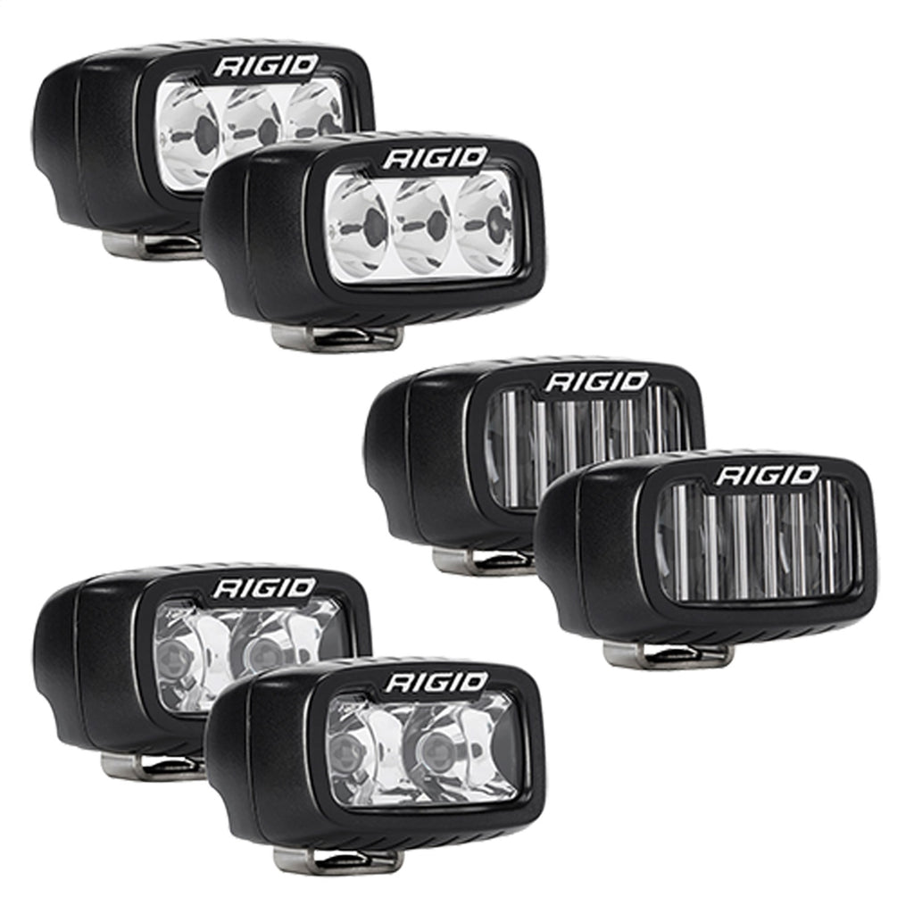 Rigid Industries 46731 Bumper Triple SR-M Fog Light Kit Fits 21-24 Bronco