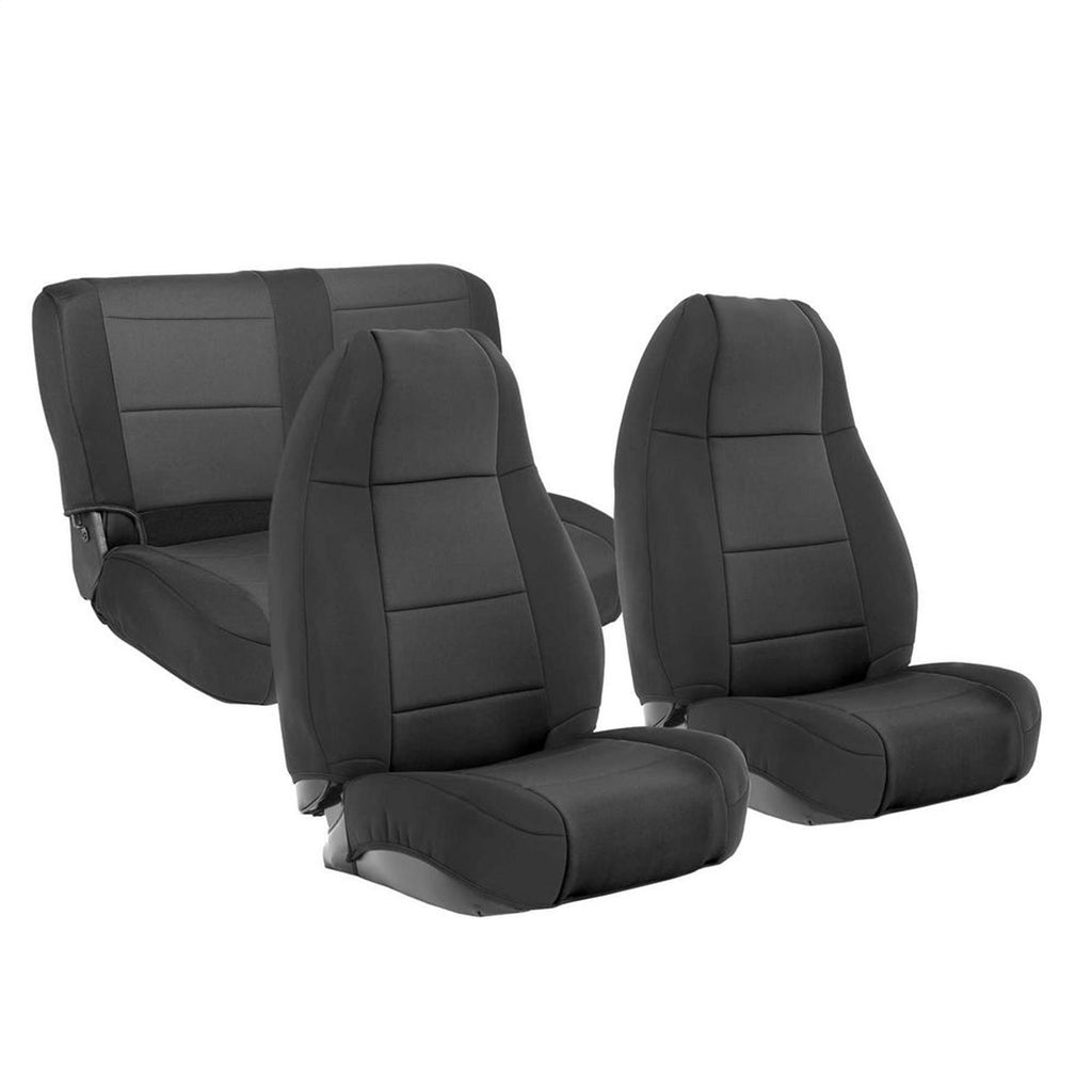 Smittybilt 471001 Neoprene Seat Cover Fits 76-90 CJ5 CJ7 Scrambler Wrangler (YJ)