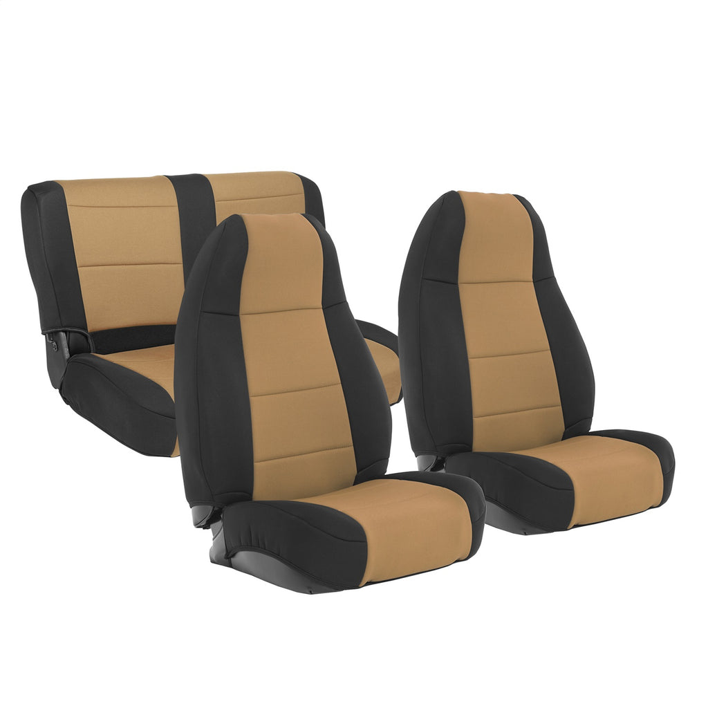 Smittybilt 471025 Neoprene Seat Cover Fits 76-90 CJ5 CJ7 Scrambler Wrangler (YJ)