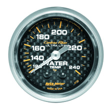 Load image into Gallery viewer, AutoMeter 4732 Carbon Fiber Mechanical Water Temperature Gauge