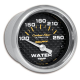 AutoMeter 4737 Carbon Fiber Electric Water Temperature Gauge