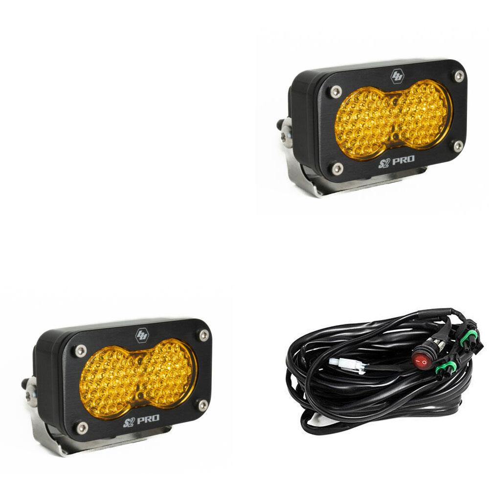 Baja Design 487816 LED Light Pods Amber Lens Work/Scene Pattern Pair