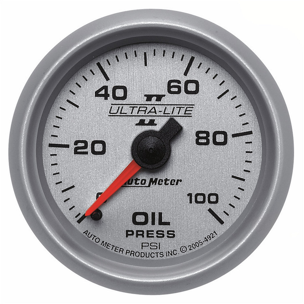 AutoMeter 4921 Ultra-Lite II Mechanical Oil Pressure Gauge