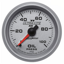 Load image into Gallery viewer, AutoMeter 4921 Ultra-Lite II Mechanical Oil Pressure Gauge