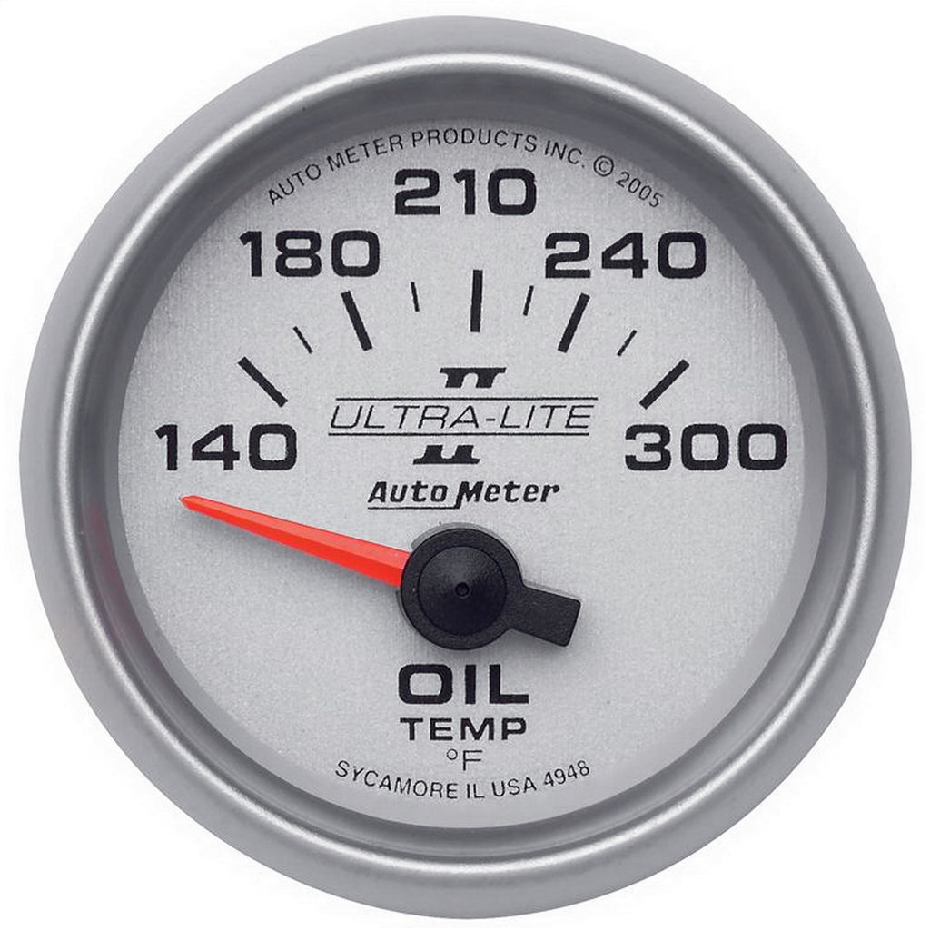 AutoMeter 4948 Ultra-Lite II Electric Oil Temperature Gauge