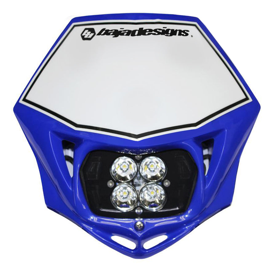 Baja Design 497001BU Motorcycle Headlight LED Race Light Blue Squadron Pro