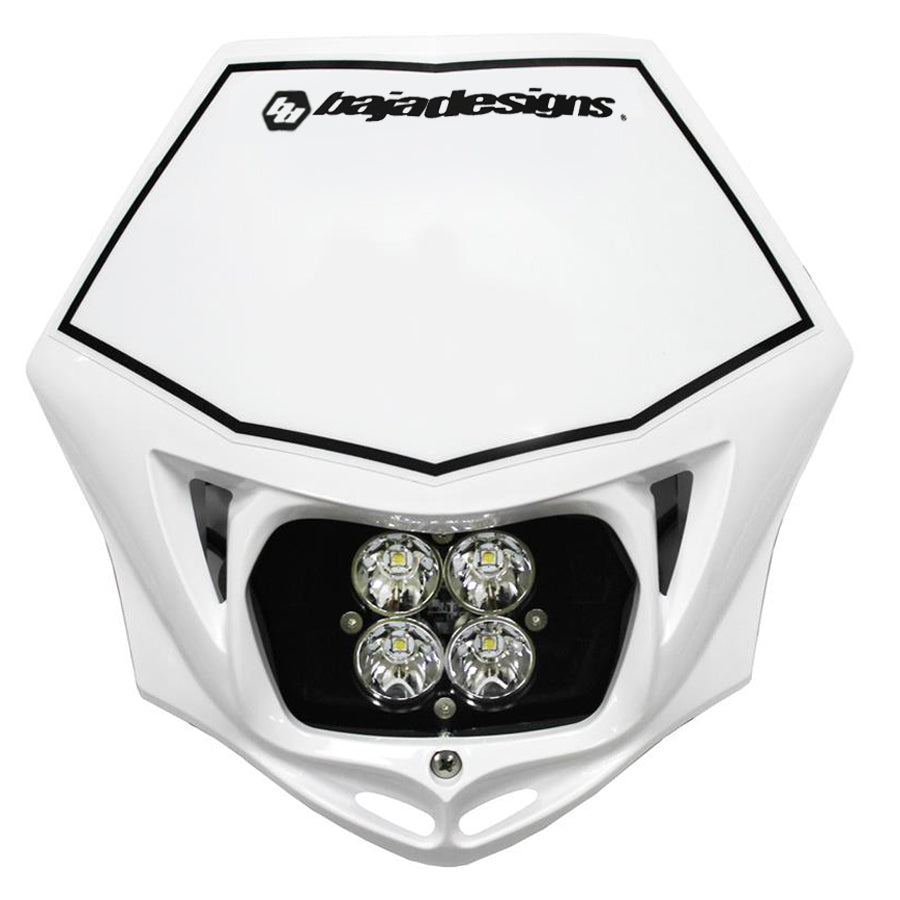 Baja Design 497001WT Motorcycle Headlight LED Race Light White Squadron Pro