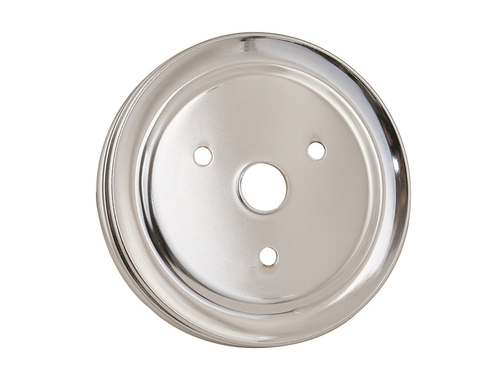 Mr Gasket 4973 Chrome Plated Steel Crankshaft Pulley