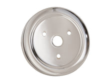 Load image into Gallery viewer, Mr Gasket 4973 Chrome Plated Steel Crankshaft Pulley