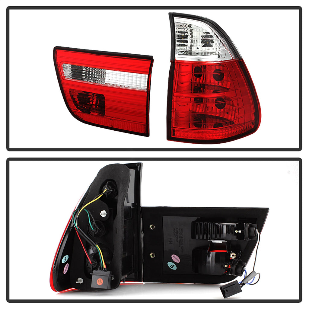 Spyder Auto 5000835 Euro Style Tail Lights Fits 00-06 X5
