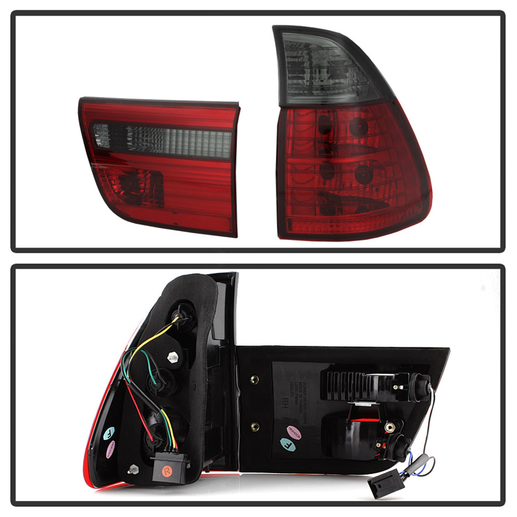 Spyder Auto 5000842 Euro Style Tail Lights Fits 00-06 X5