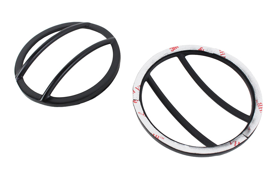 Kentrol 50009 Black Front Marker Covers Pair 07-18 Wrangler JK