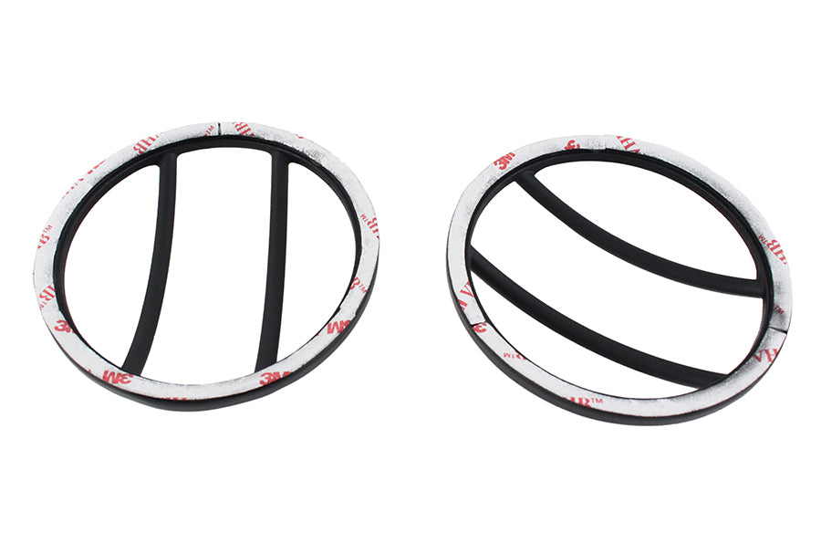 Kentrol 50009 Black Front Marker Covers Pair 07-18 Wrangler JK