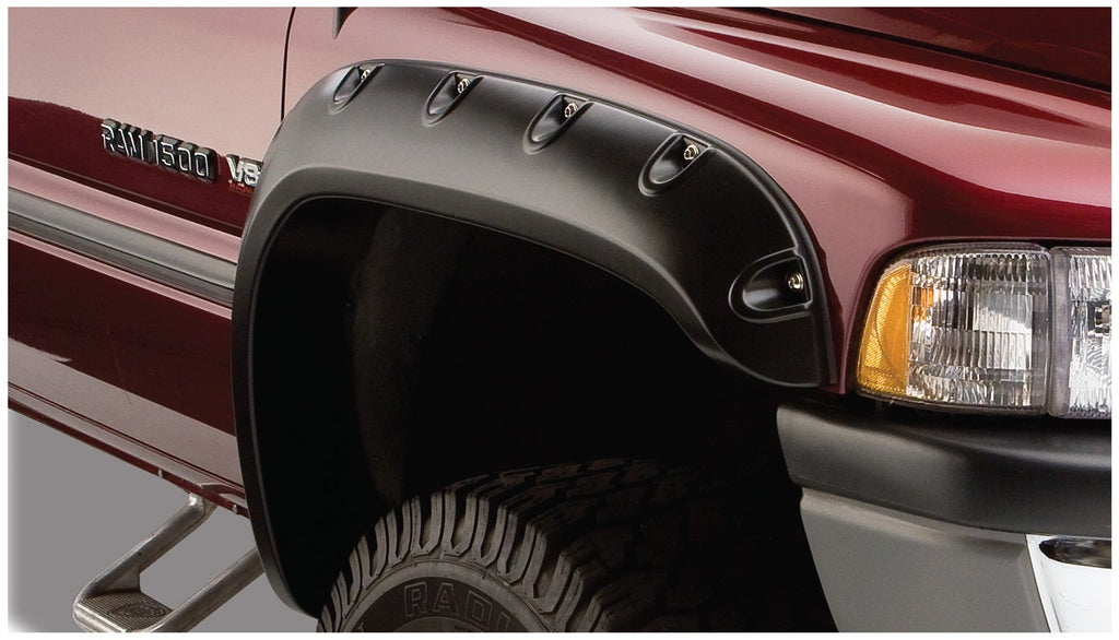 Bushwacker 50029-02 Pocket Style Fender Flares Fits Ram 1500 Ram 2500 Ram 3500