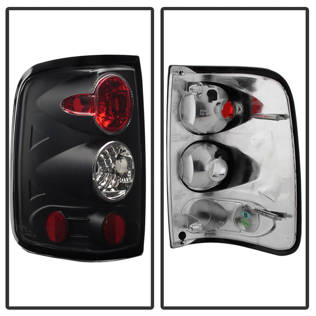 Spyder Auto 5003195 Euro Style Tail Lights Fits 04-08 F-150