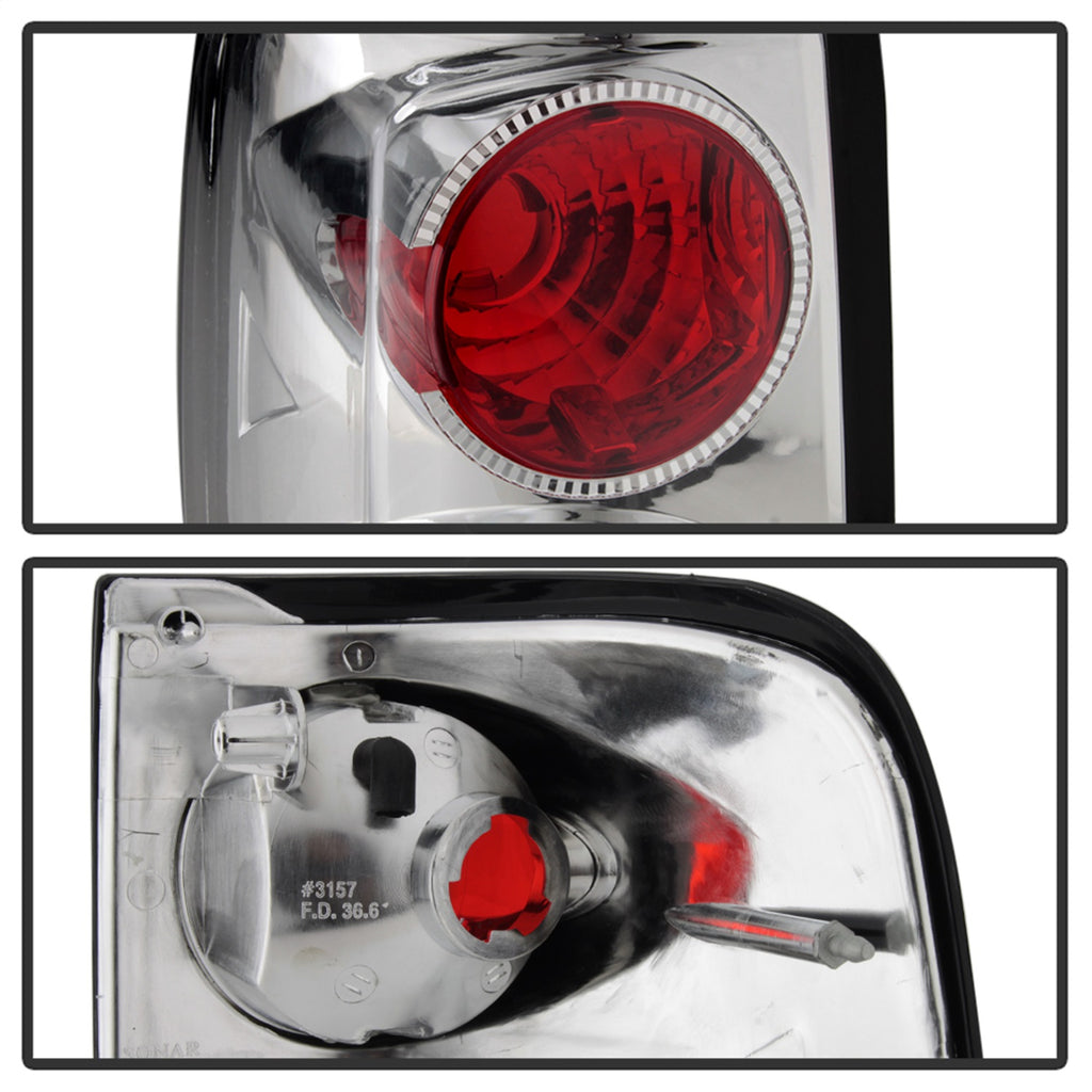 Spyder Auto 5003201 Euro Style Tail Lights Fits 04-08 F-150