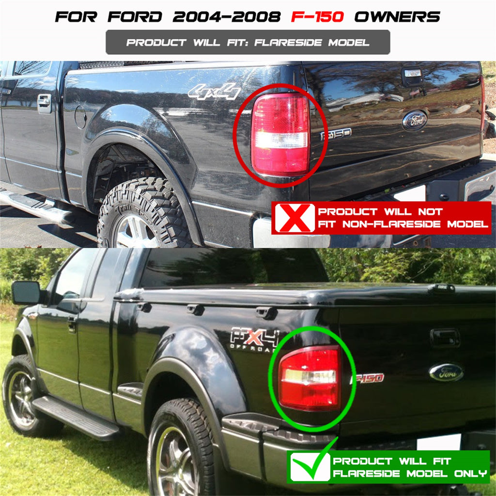 Spyder Auto 5003225 Euro Style Tail Lights Fits 04-08 F-150