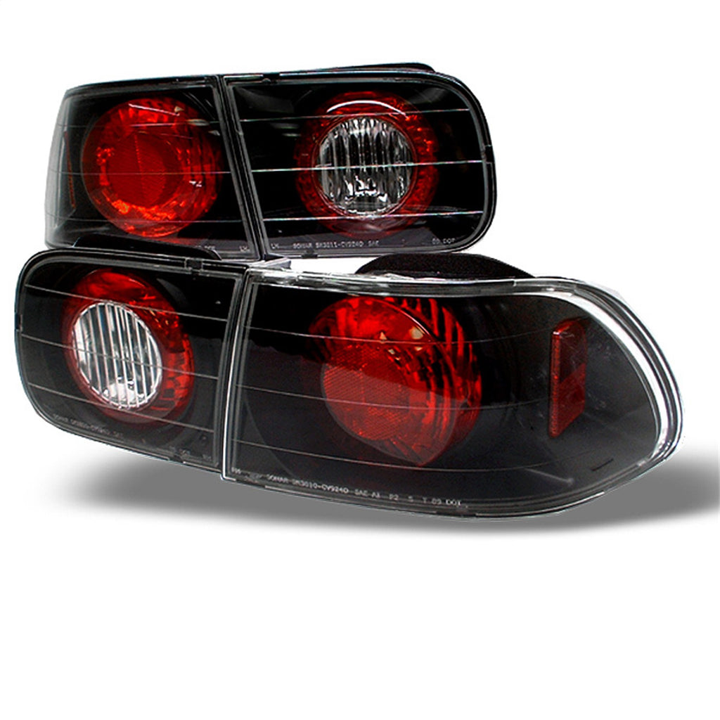 Spyder Auto 5004581 Euro Style Tail Lights Fits 92-95 Civic