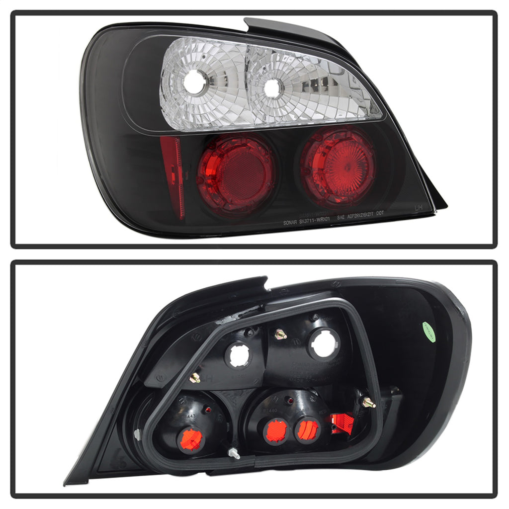 Spyder Auto 5007193 Euro Style Tail Lights Fits 02-03 Impreza