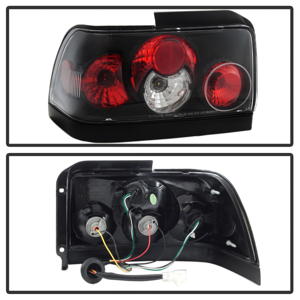 Spyder Auto 5007407 Euro Style Tail Lights Fits 93-97 Corolla