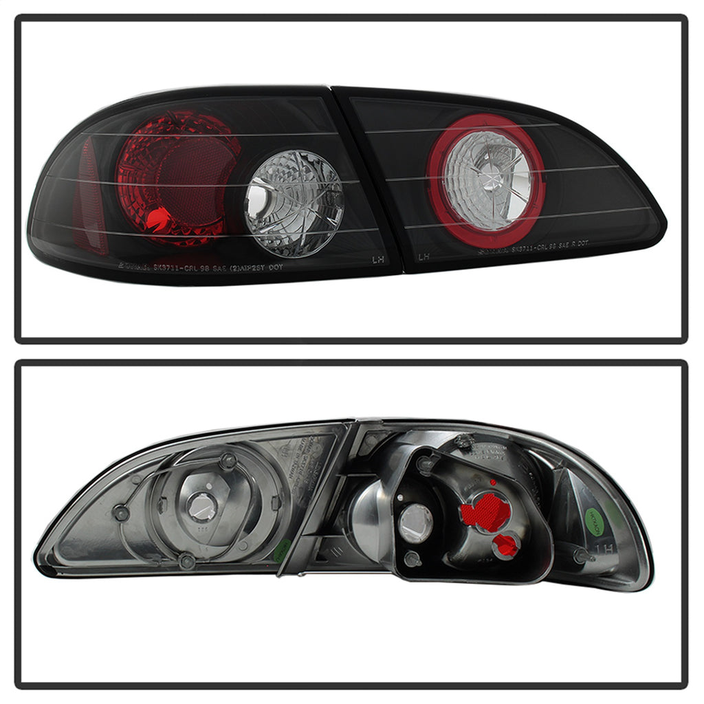 Spyder Auto 5007476 Euro Style Tail Lights Fits 98-02 Corolla