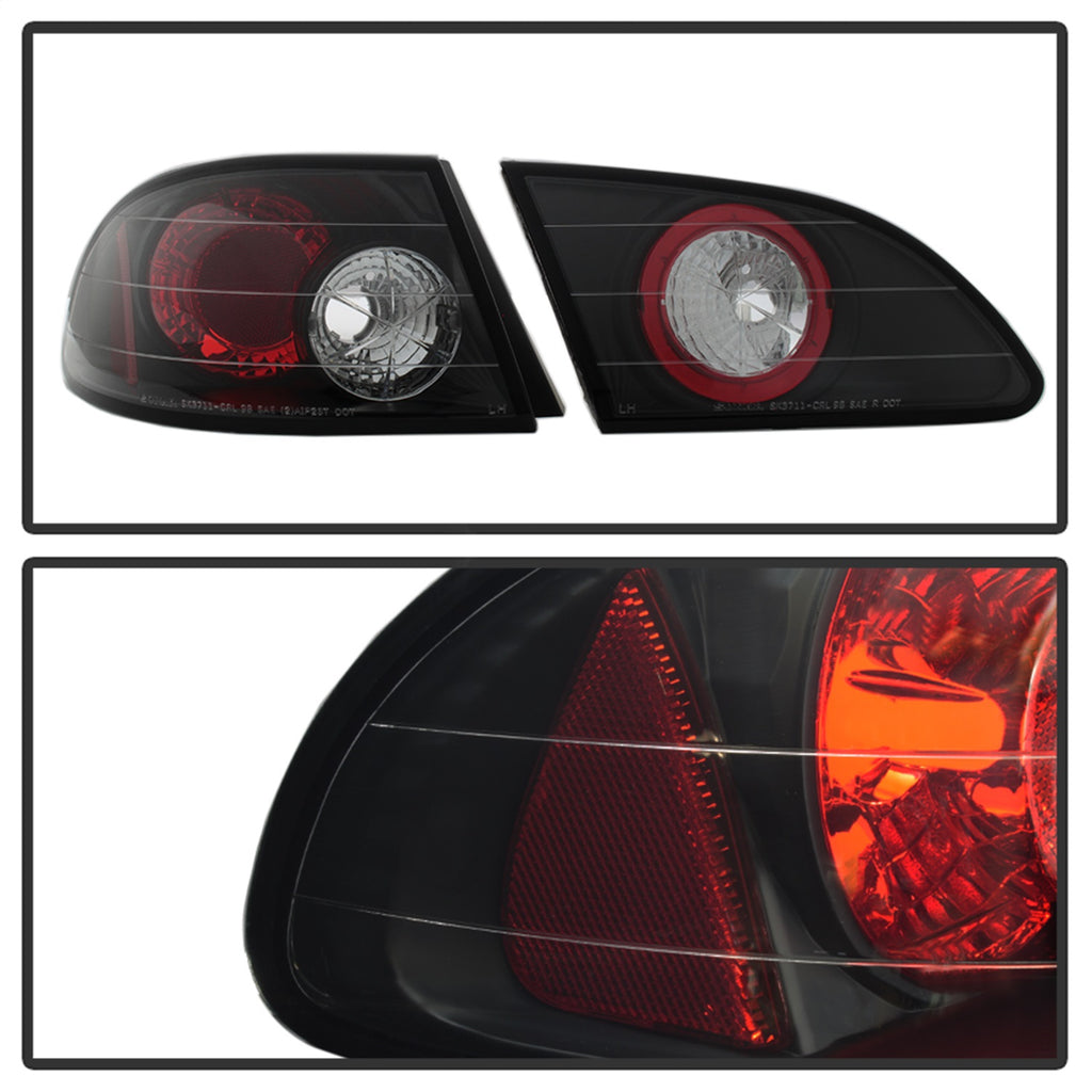 Spyder Auto 5007476 Euro Style Tail Lights Fits 98-02 Corolla