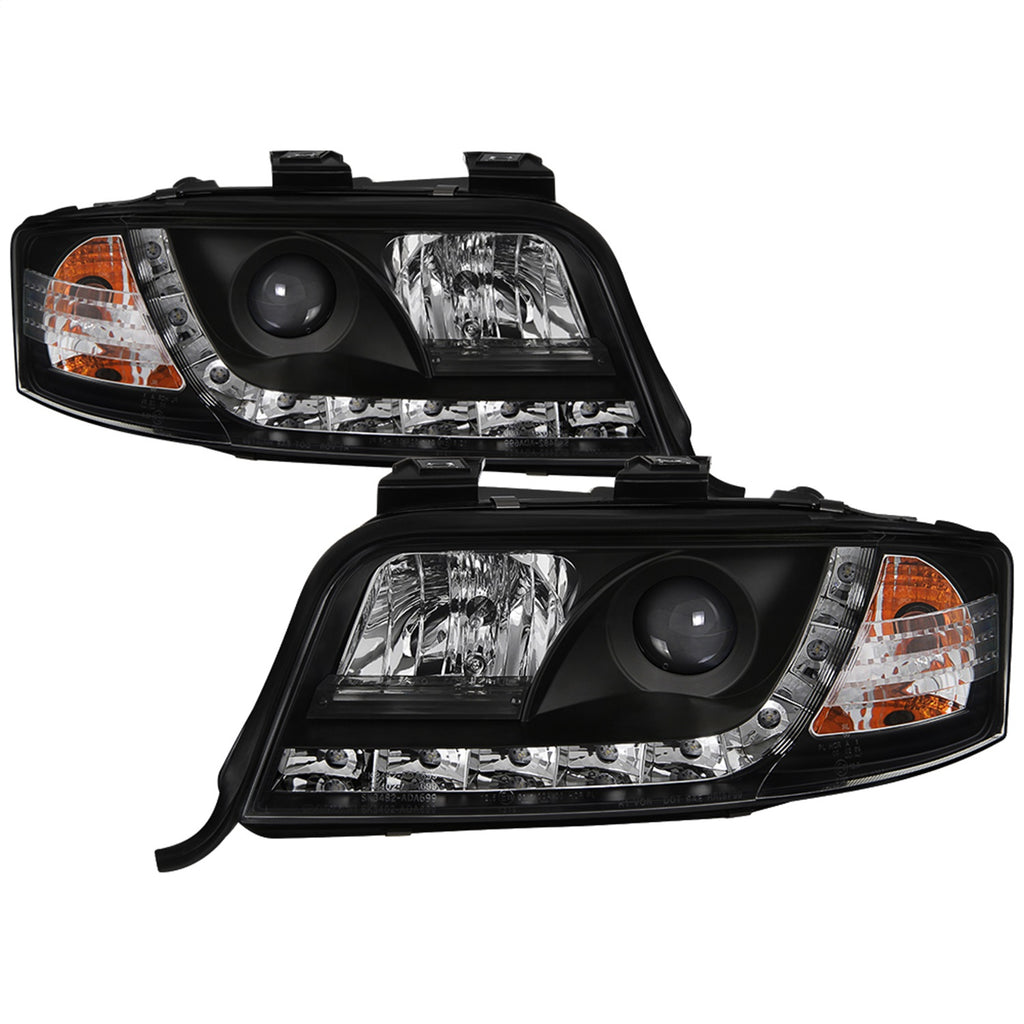 Spyder Auto 5008657 DRL LED Projector Headlights Fits 02-04 A6 A6 Quattro