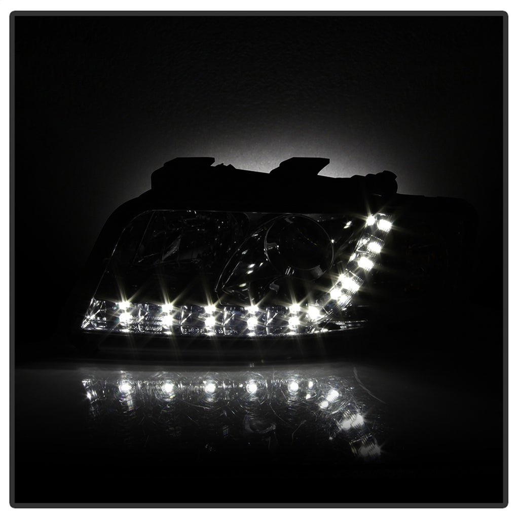 Spyder Auto 5008664 DRL LED Projector Headlights Fits 02-04 A6 A6 Quattro