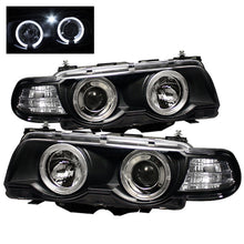 Load image into Gallery viewer, Spyder Auto 5008862 Halo Amber Projector Headlights Fits 99-01 740i 740iL 750iL