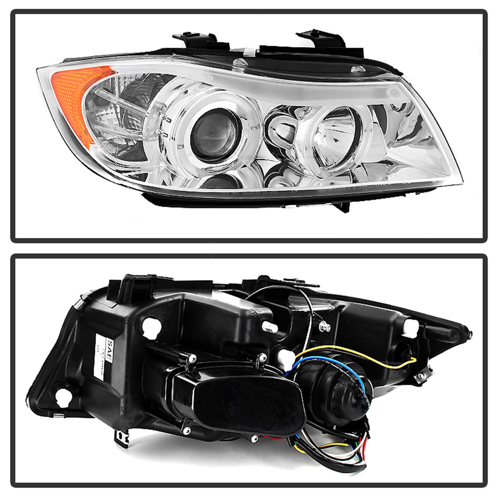 Spyder Auto 5009012 Halo Amber Projector Headlights