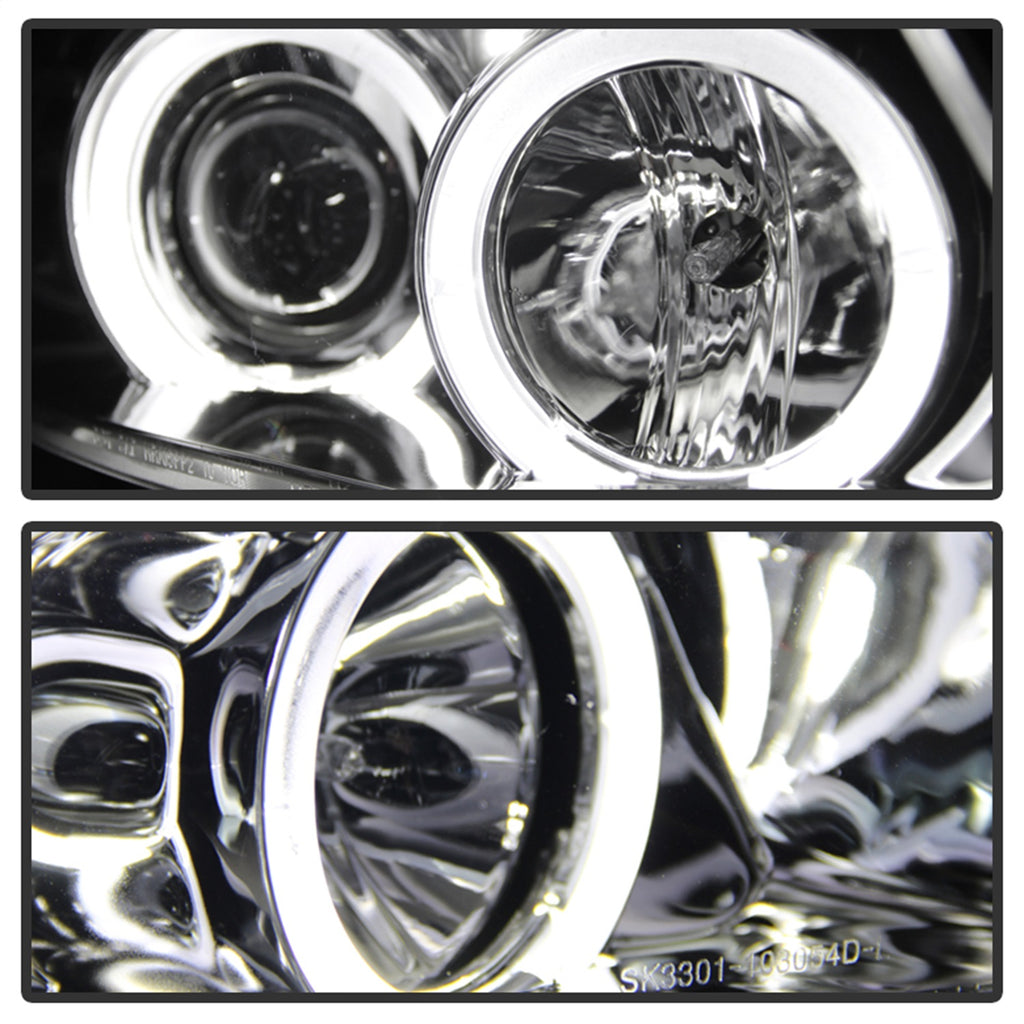 Spyder Auto 5009012 Halo Amber Projector Headlights
