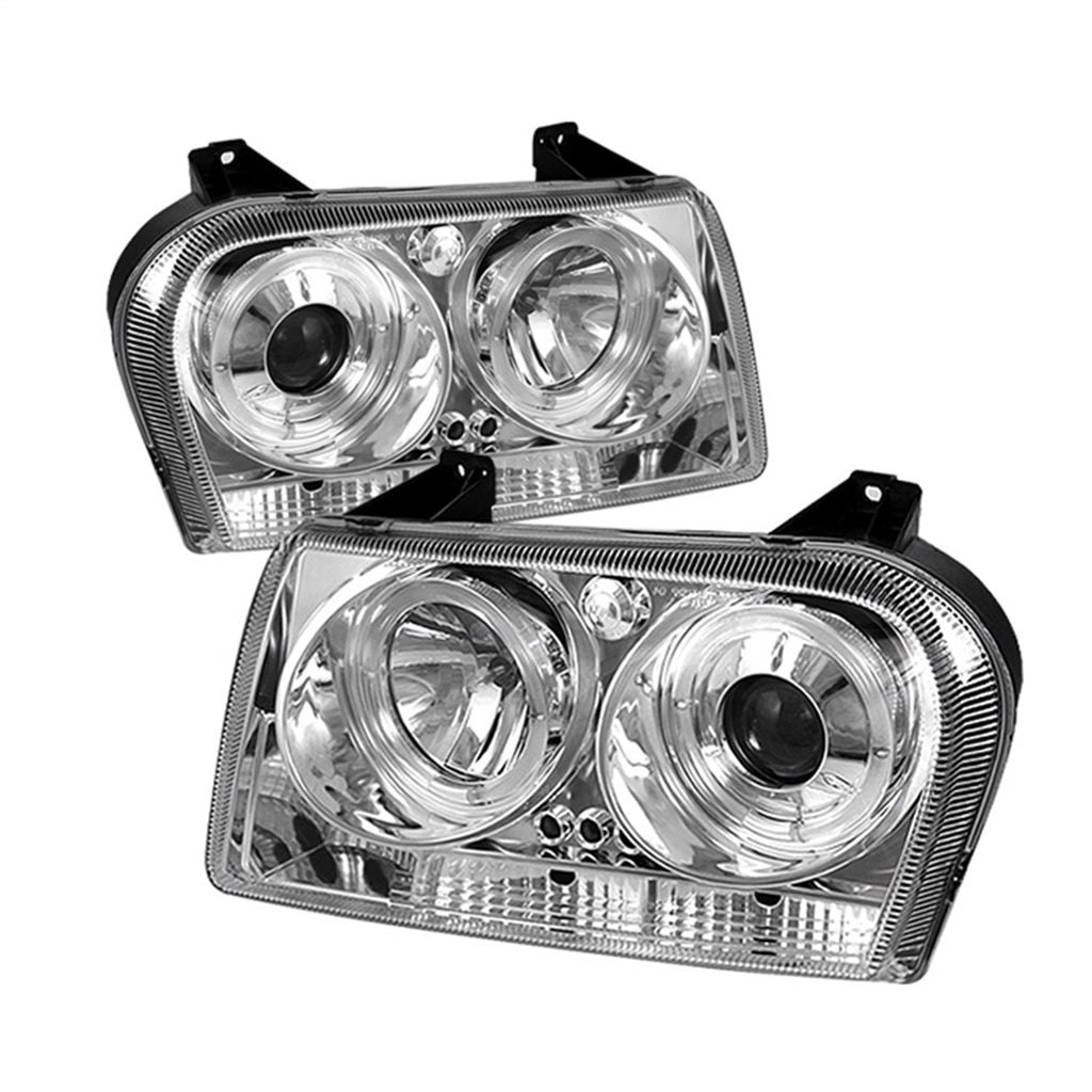 Spyder Auto 5009197 Halo LED Projector Headlights Fits 05-08 300