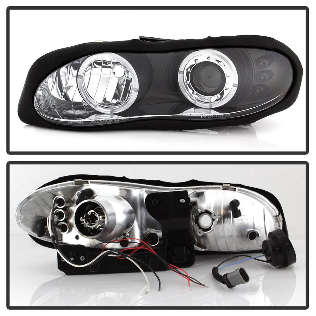 Spyder Auto 5009234 Halo LED Projector Headlights Fits 98-02 Camaro